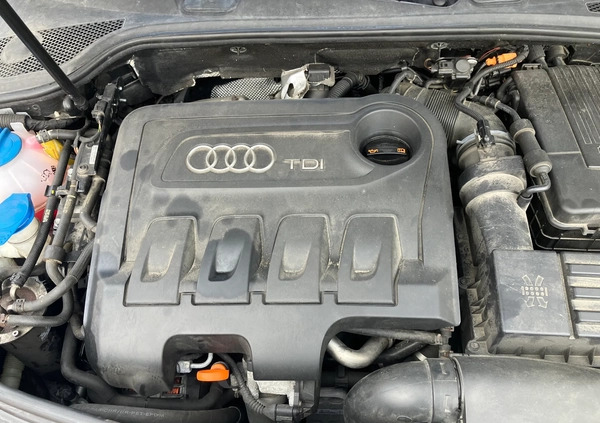 Audi A3 cena 38800 przebieg: 205600, rok produkcji 2012 z Leszno małe 407